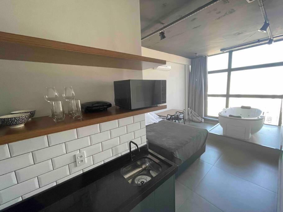 Apartamento Sky Loft - Andar 41 São Paulo Exterior foto