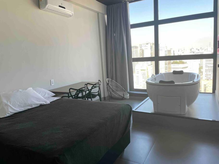 Apartamento Sky Loft - Andar 41 São Paulo Exterior foto