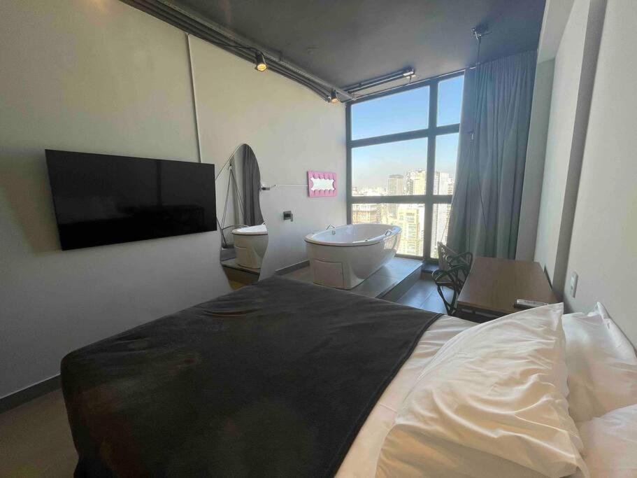 Apartamento Sky Loft - Andar 41 São Paulo Exterior foto