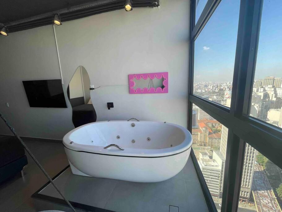 Apartamento Sky Loft - Andar 41 São Paulo Exterior foto