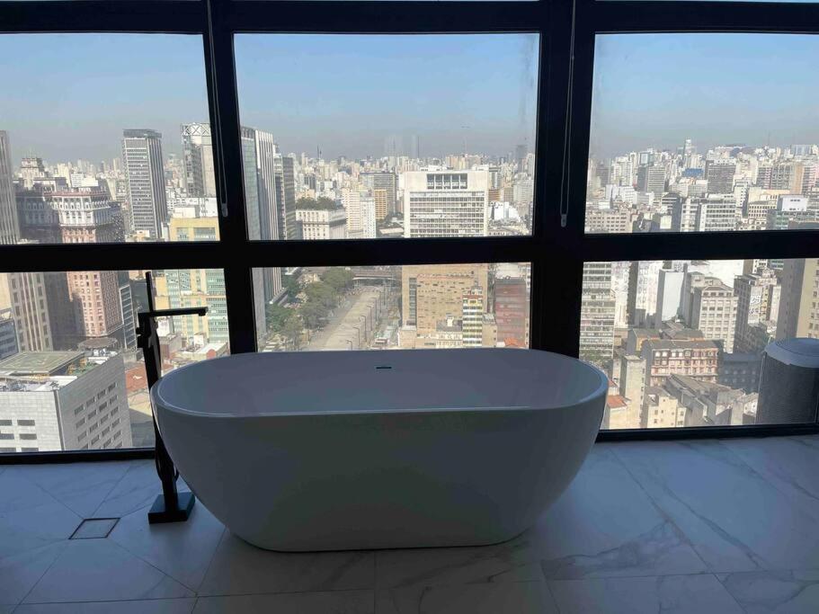 Apartamento Sky Loft - Andar 41 São Paulo Exterior foto