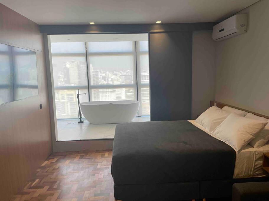 Apartamento Sky Loft - Andar 41 São Paulo Exterior foto