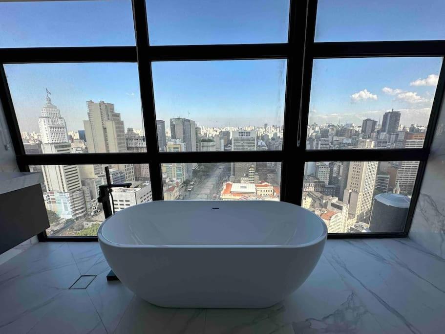 Apartamento Sky Loft - Andar 41 São Paulo Exterior foto